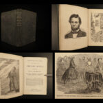 1865 Lincoln Memorial Life & Assassination US President Illustrated Americana