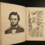 1865 Lincoln Memorial Life & Assassination US President Illustrated Americana