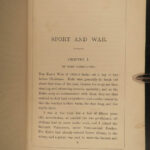 1875 SIGNED Sport & War Big Game HUNTING South Africa Lions Witch Doctors Bisset