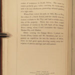 1875 SIGNED Sport & War Big Game HUNTING South Africa Lions Witch Doctors Bisset