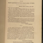 1856 Masonic Trestle Board Knights Templar American Freemasonry Rites Boston