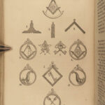 1856 Masonic Trestle Board Knights Templar American Freemasonry Rites Boston