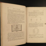 1868 Freemasonry Manual Masonic Lodge Albert Mackey Knights Templar Rituals RARE