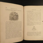 1868 Freemasonry Manual Masonic Lodge Albert Mackey Knights Templar Rituals RARE