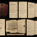 1715 Charles Cotton Plant Garden Manual Poems Virgil Travesti Wonders of Peake