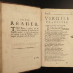 1715 Charles Cotton Plant Garden Manual Poems Virgil Travesti Wonders of Peake