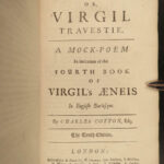 1715 Charles Cotton Plant Garden Manual Poems Virgil Travesti Wonders of Peake