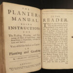 1715 Charles Cotton Plant Garden Manual Poems Virgil Travesti Wonders of Peake