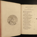 1749 HORACE Roman Literature Latin Classical Rome Illustrated Engravings 2v SET