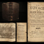 1684 Struys Voyages in PERSIA Iran Arabia Russia Illustrated City Views Isfahan