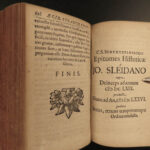 1697 John Sleidan Four Empires GREECE Rome Babylon Persia Key of History Latin