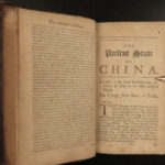 1699 CHINA Memoirs of Le Comte Chinese Rites Confucius Mandarin Mathematics