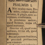 1721 Isidore of Prague Cruce ART Confessional Psalms Catholic Sinners Prayers