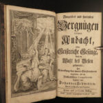 1767 SWISS Schmidlin MUSIC Songs Hymns Bible Prayer Book Zurich Switzerland