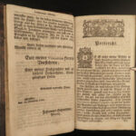 1767 SWISS Schmidlin MUSIC Songs Hymns Bible Prayer Book Zurich Switzerland