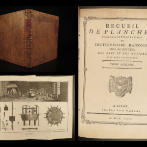 1792 Diderot Encyclopedia 95 Plates Inventions Machines ART Anatomy SKELETONS