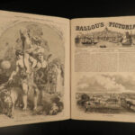 1856 ENORMOUS Ballou Pictorial Magazine Revolutionary War Boston Tea Party