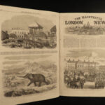 1866 HUGE Illustrated London News American Ships Arab Villages Taiping Rebellion