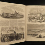 1866 HUGE Illustrated London News American Ships Arab Villages Taiping Rebellion