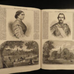 1866 HUGE Illustrated London News American Ships Arab Villages Taiping Rebellion