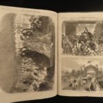 1866 HUGE Illustrated London News American Ships Arab Villages Taiping Rebellion