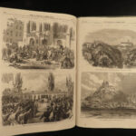 1866 HUGE Illustrated London News American Ships Arab Villages Taiping Rebellion