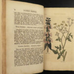 1812 1ed John Hill HERBAL Medicine Plants Flowers Color Illustrated Distillation