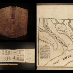 1835 American Antiquities Priest MAP Trail of Tears Indians Mormons Cannibals