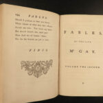 1757 FABLES John Gay Illustrated Wootton Gravelot ART English Literature Poems