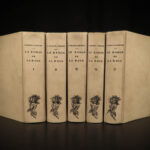 1799 Romance of the Rose Lorris Medieval de Meun Flamel Alchemy STUNNING 5v