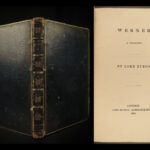 1823 Lord Byron 1st ed Werner The Inheritance Play Theater Harriet Lee Kruitzner