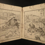 1883 Japanese Samurai Lord Oda Nobunaga Warrior Monk Osaka Castle Illustrated