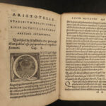 1543 1ed Aristotle Politics & Nichomachean Ethics Philosophy Aretino Commentary
