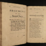 1693 1ed Juvenal & Persius ENGLISH Satires Stoic Philosophy Rome DRYDEN Folio