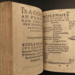 1554 1ed Gropper Catholic Institutes Protestant Reformation RARE Binding Erasmus