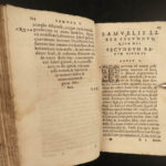 1587 Apocrypha Old Testament Holy BIBLE Vulgate Latin Kings Chronicles Job Tobit