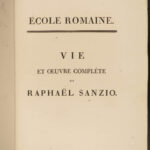 1803 Italian Renaissance 1ed ART of Raphael Painting Landon 4v SET 463 PLATES