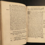 1581 Catholic BIBLE & Commentary Against Heresy & Heretics Reformation Capitonus