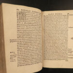 1581 Catholic BIBLE & Commentary Against Heresy & Heretics Reformation Capitonus