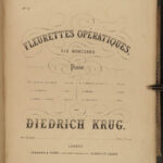 1850 Classical Piano Music Military Marches British & French Henri Herz London