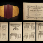 1860 French Furniture Store Magasin de Meubles Tables Chairs French Design & ART