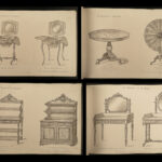 1860 French Furniture Store Magasin de Meubles Tables Chairs French Design & ART