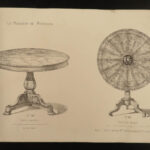 1860 French Furniture Store Magasin de Meubles Tables Chairs French Design & ART