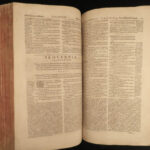 1624 BIBLE Biblia Sacra Tremellius Junius OT Theodore Beza NT + Apocrypha Latin