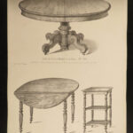 1860 French Furniture Store Magasin de Meubles Tables Chairs French Design & ART