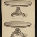 1860 French Furniture Store Magasin de Meubles Tables Chairs French Design & ART