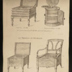 1860 French Furniture Store Magasin de Meubles Tables Chairs French Design & ART
