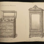 1860 French Furniture Store Magasin de Meubles Tables Chairs French Design & ART