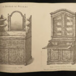 1860 French Furniture Store Magasin de Meubles Tables Chairs French Design & ART