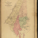 1867 HUGE ATLAS New York City Brooklyn Yonkers Color City MAPS FW Beers